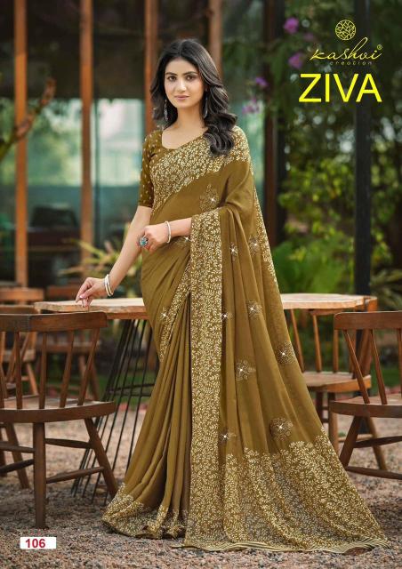 Kashvi ziva vol 1 saree womens clothing wholesale